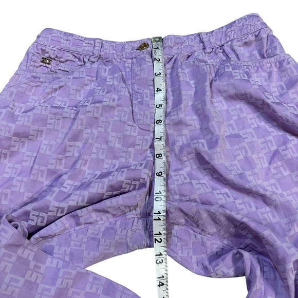 St. John Sport by Marie Gray Lavender Purple Five Pocket Jeans Womens 4 Designer - Picture 13 of 14